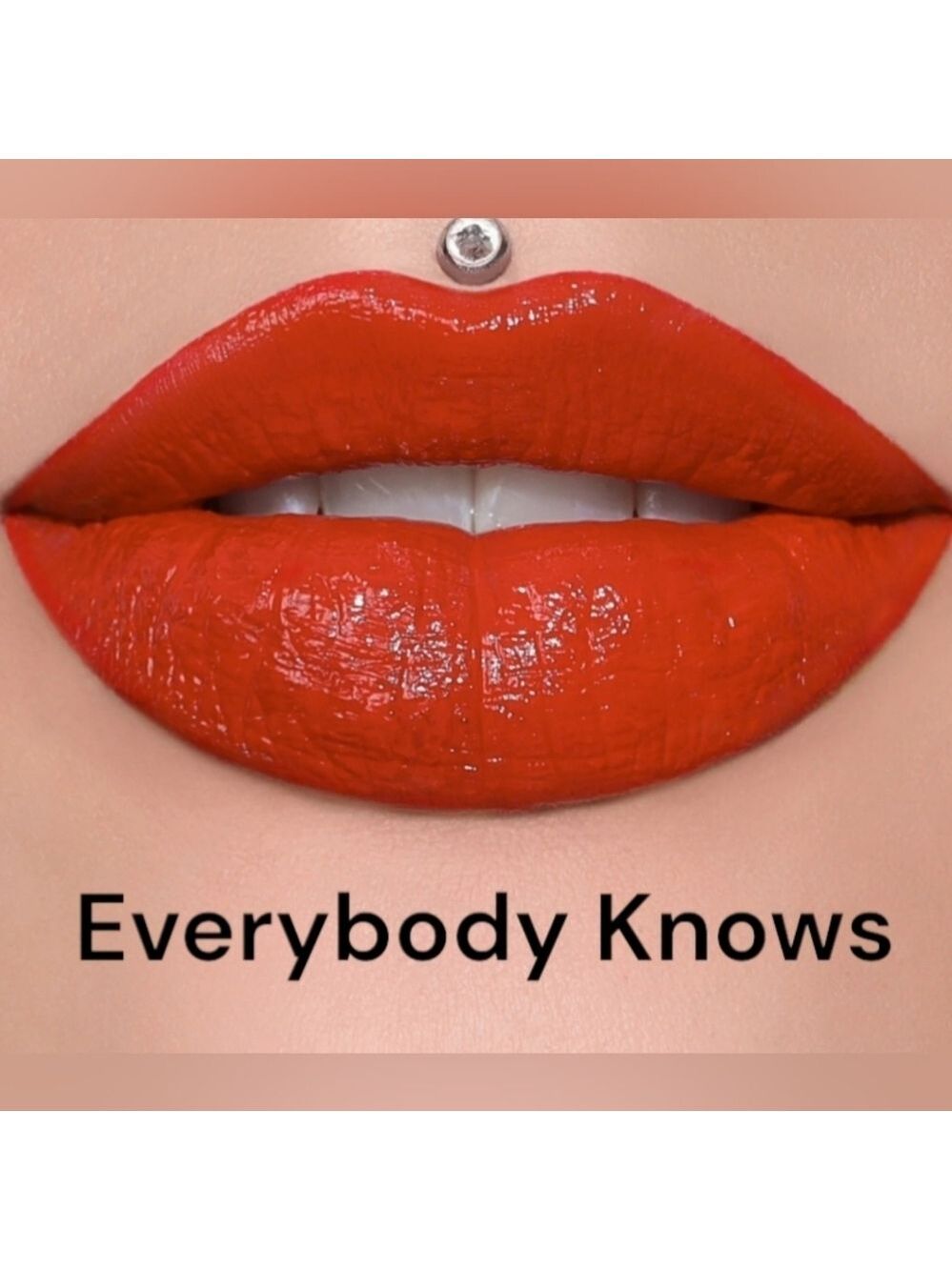 Jeffree Star - Supreme Gloss - Everybody Knows (Bright Red-Orange)  NIB